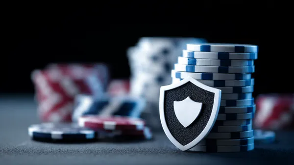 A woman smiling while playing online games on her laptop, surrounded by neon casino elements, showcasing 456BD’s diverse game collection.